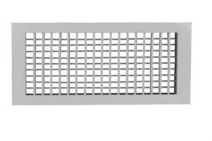 鋁合金雙層百葉風口的應用范圍及特點